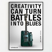 Load image into Gallery viewer, RESISTRUMENTS * / Vol. 4 * "Battles into Blues" Support Poster
