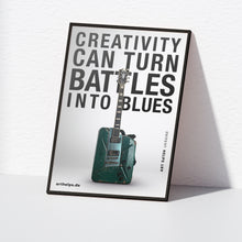 Load image into Gallery viewer, RESISTRUMENTS * / Vol. 4 * "Battles into Blues" Support Poster
