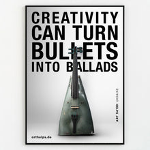 Load image into Gallery viewer, RESISTRUMENTS * / Vol. 5 * "Bullets into Ballads" Support Poster
