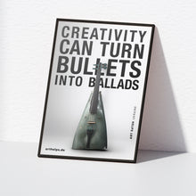 Load image into Gallery viewer, RESISTRUMENTS * / Vol. 5 * "Bullets into Ballads" Support Poster
