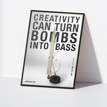 Load image into Gallery viewer, RESISTRUMENTS * / Vol. 6 * "Bombs into Bass" Support Poster
