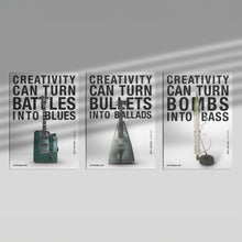 Load image into Gallery viewer, RESISTRUMENTS * / Vol. 6 * "Bombs into Bass" Support Poster
